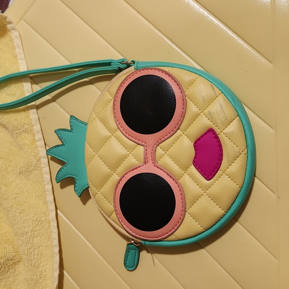 Betsy Johnson Pineapple Wristlet